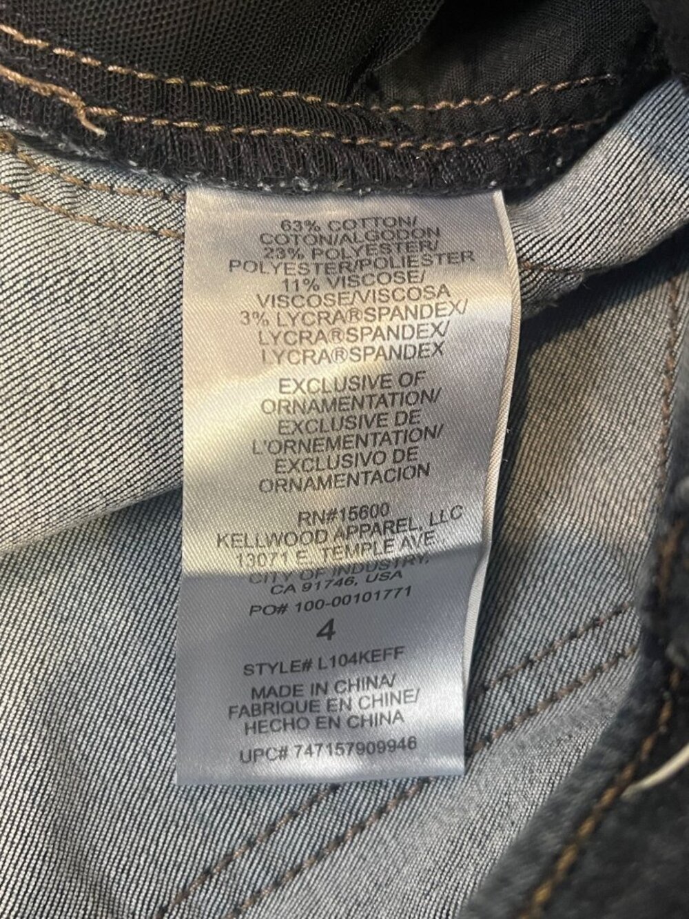 Wit & Wisdom Skinny Jeans Sz 4 - Picture 3 of 9